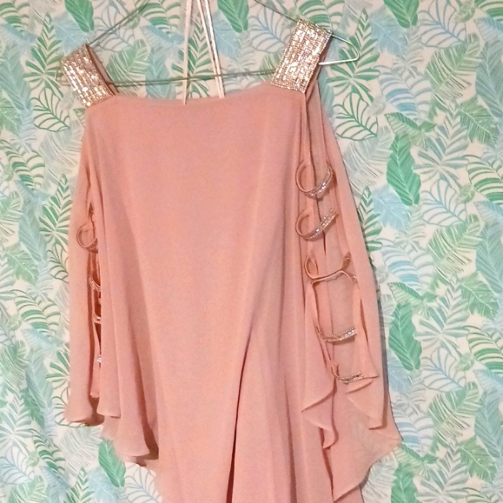 Pink cocktail dress